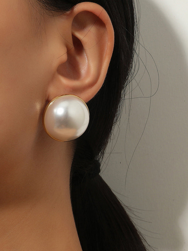 Boucles d'oreilles géométriques brillantes