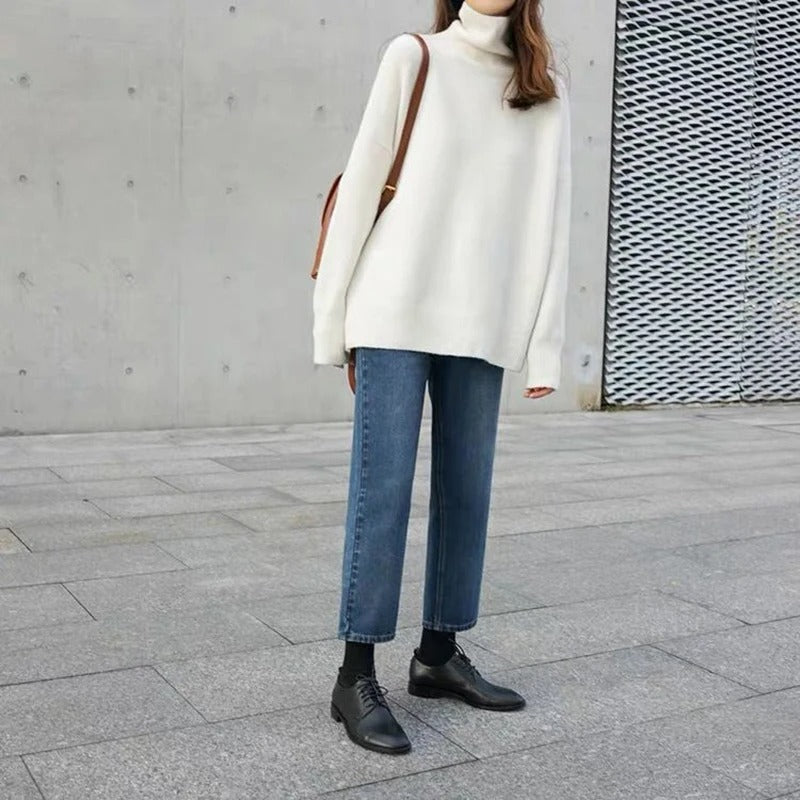 Nina | Pull à col roulé tendance pour femmes