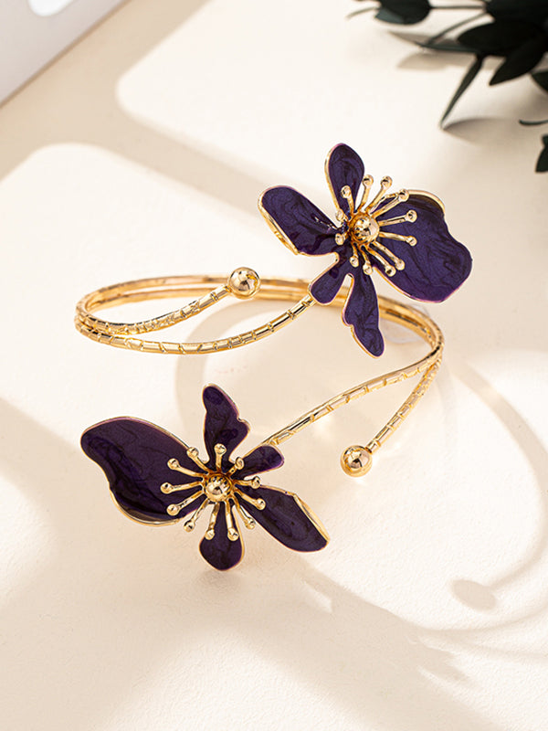 Bracelet réglable en forme de fleur