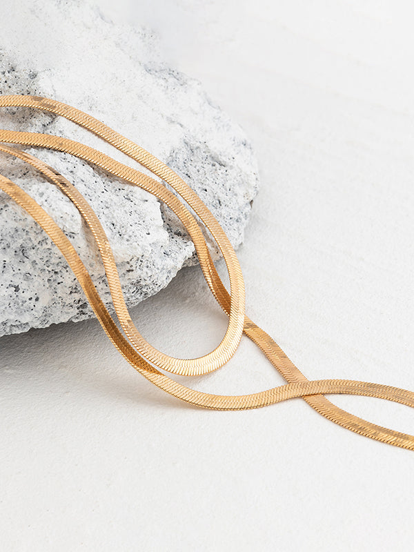 Accessoires de colliers creux de couleur unie