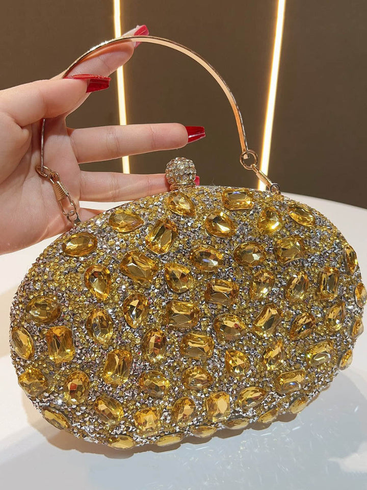 Sac à main à chaîne, à strass