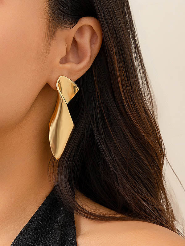 Boucles d'oreilles pendantes géométriques