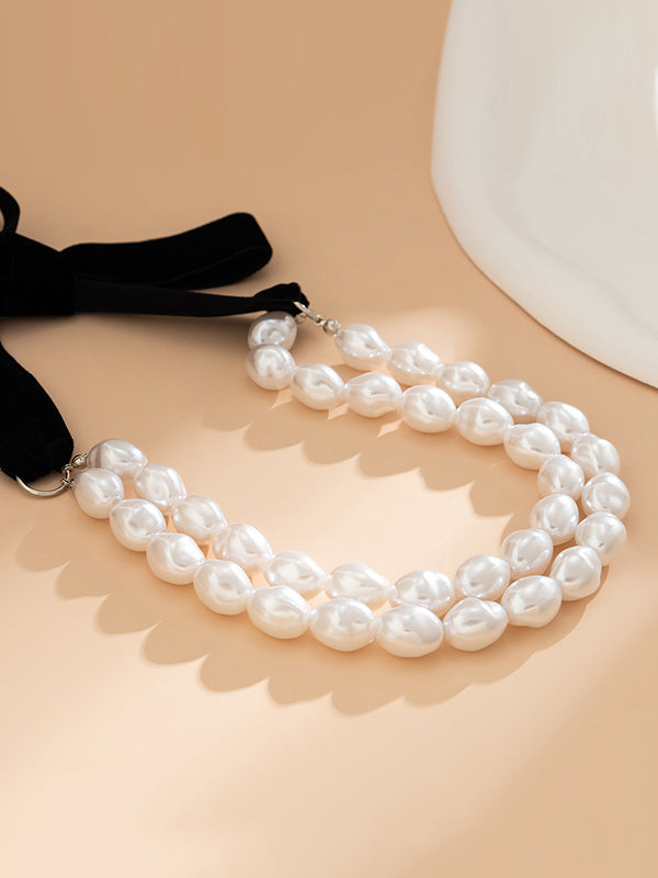 Parure bracelet et collier faite main nouée à nœud