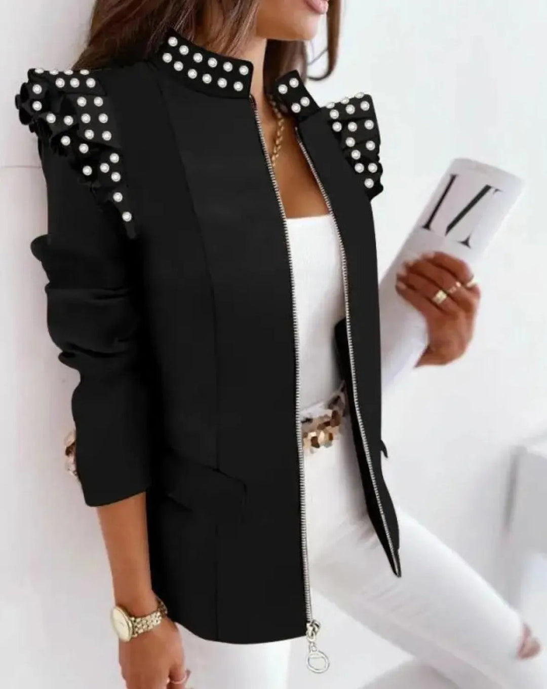 Isla | Blazer Chic Élégant et Chaud pour Femmes