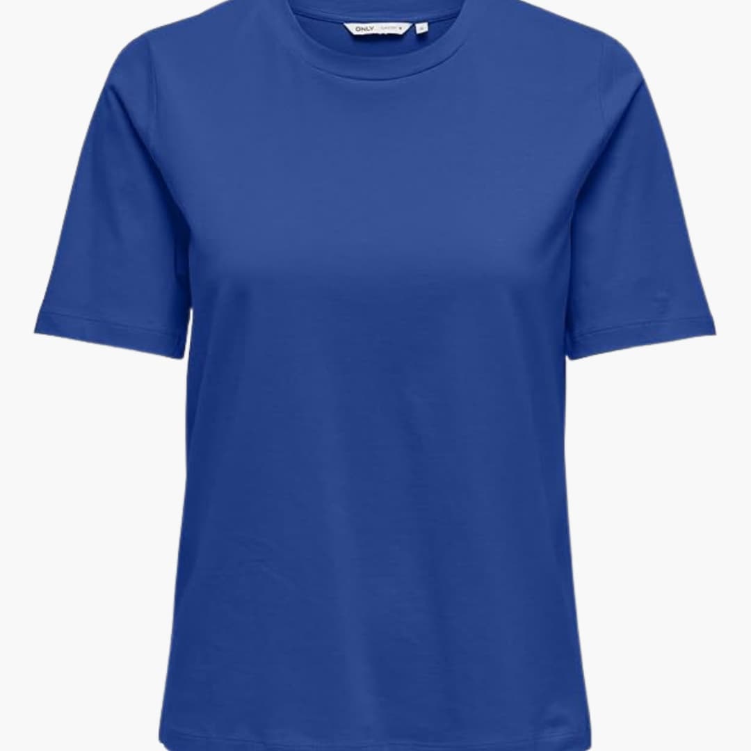 T-shirt pour femmes avec col rond et manches courtes