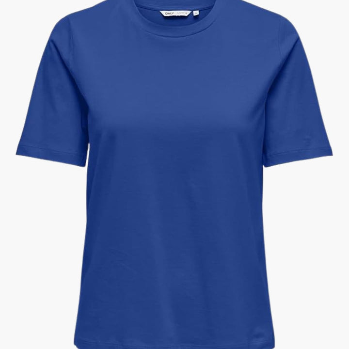 T-shirt pour femmes avec col rond et manches courtes