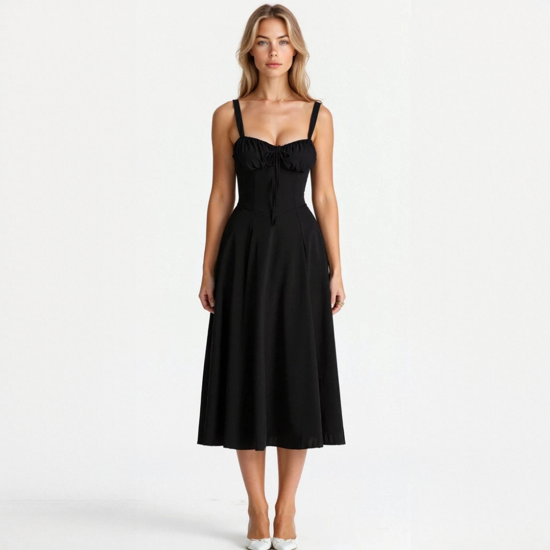 Liana - Robe midi chic
