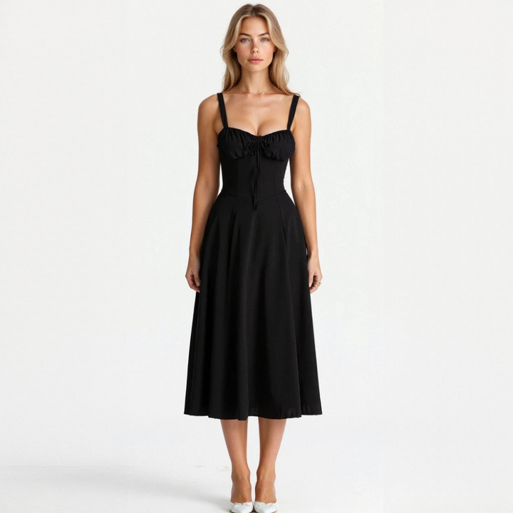 Liana - Robe midi chic