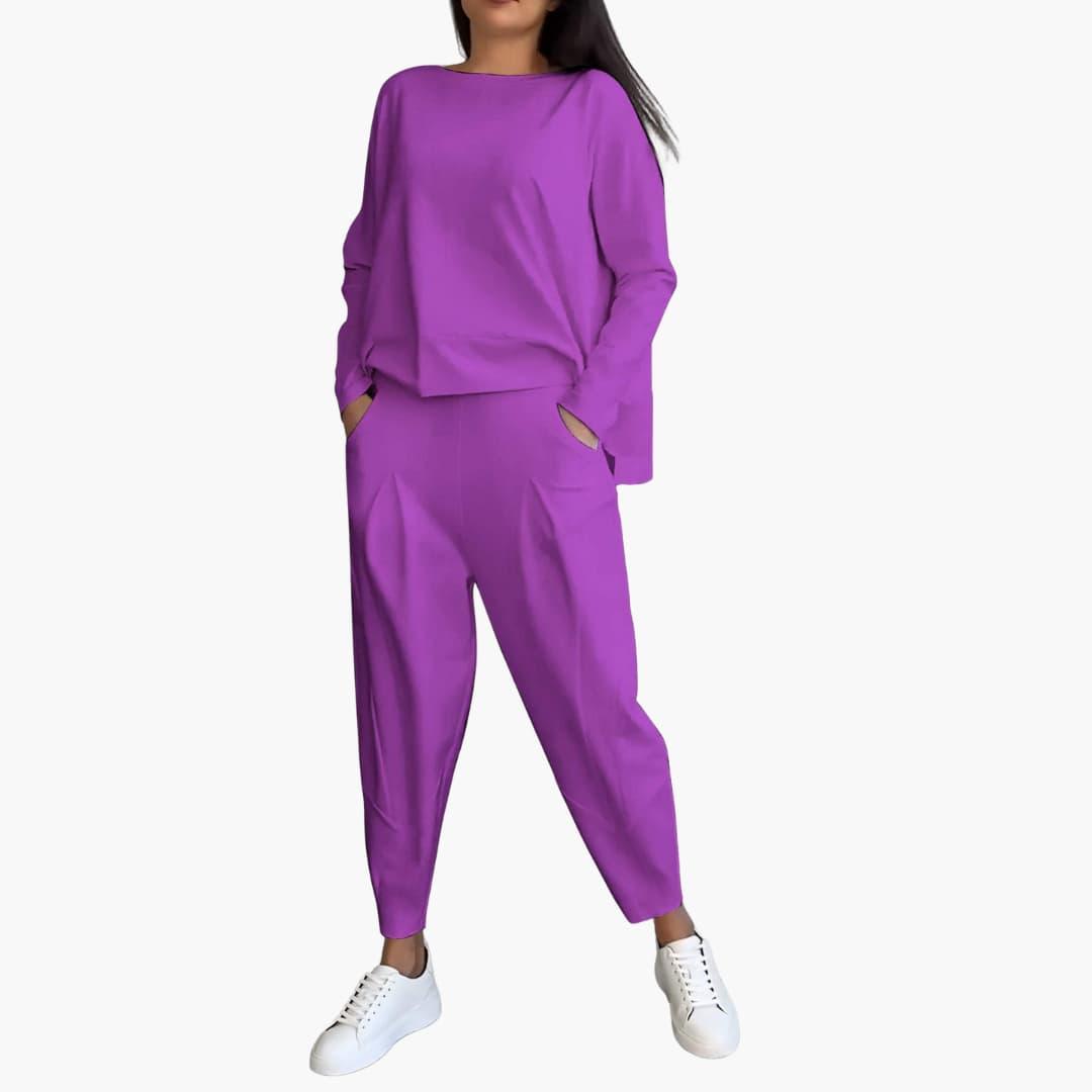Ensemble deux pièces élégant et confortable pour femmes