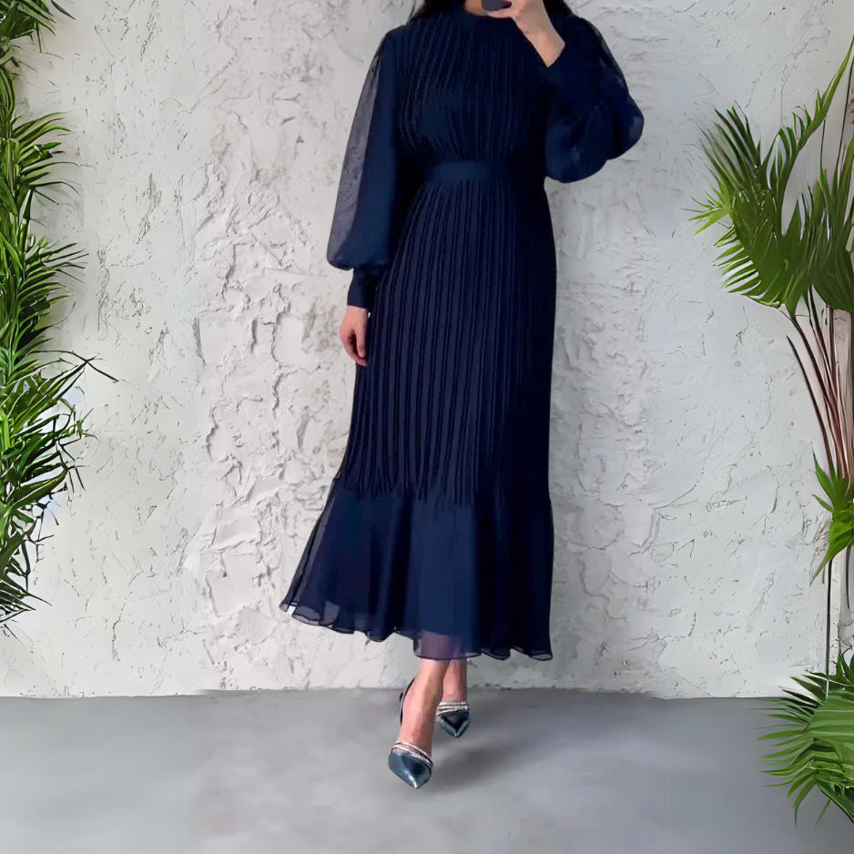 Cami - Robe de soirée élégante pour l'automne avec des accents en tricot
