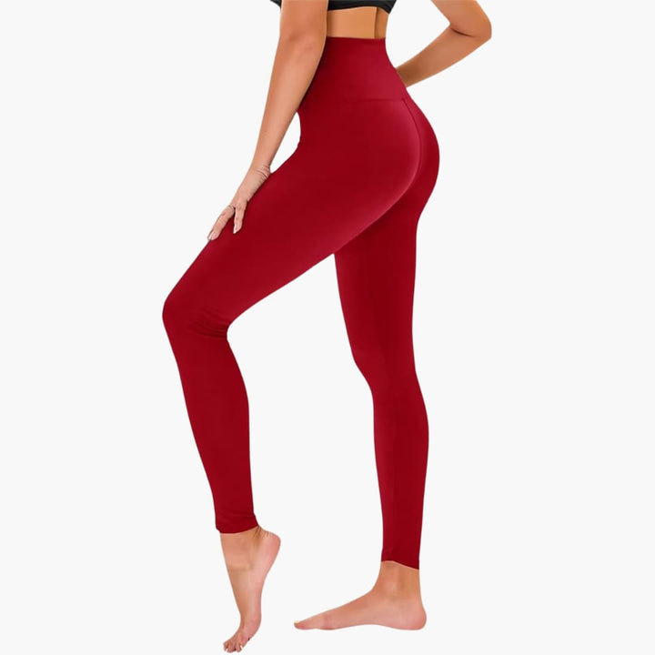 Leggings pour femmes avec motif léopard et taille haute en matière extensible