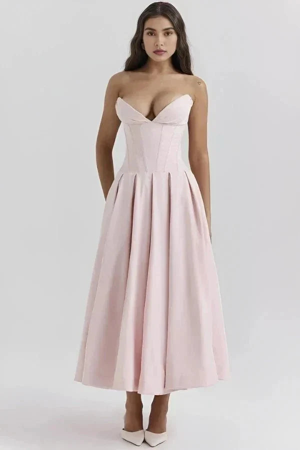 Larissa | Robe Midi Corset Femme pour Occasions Spéciales – Corset Midi Élégant 2026