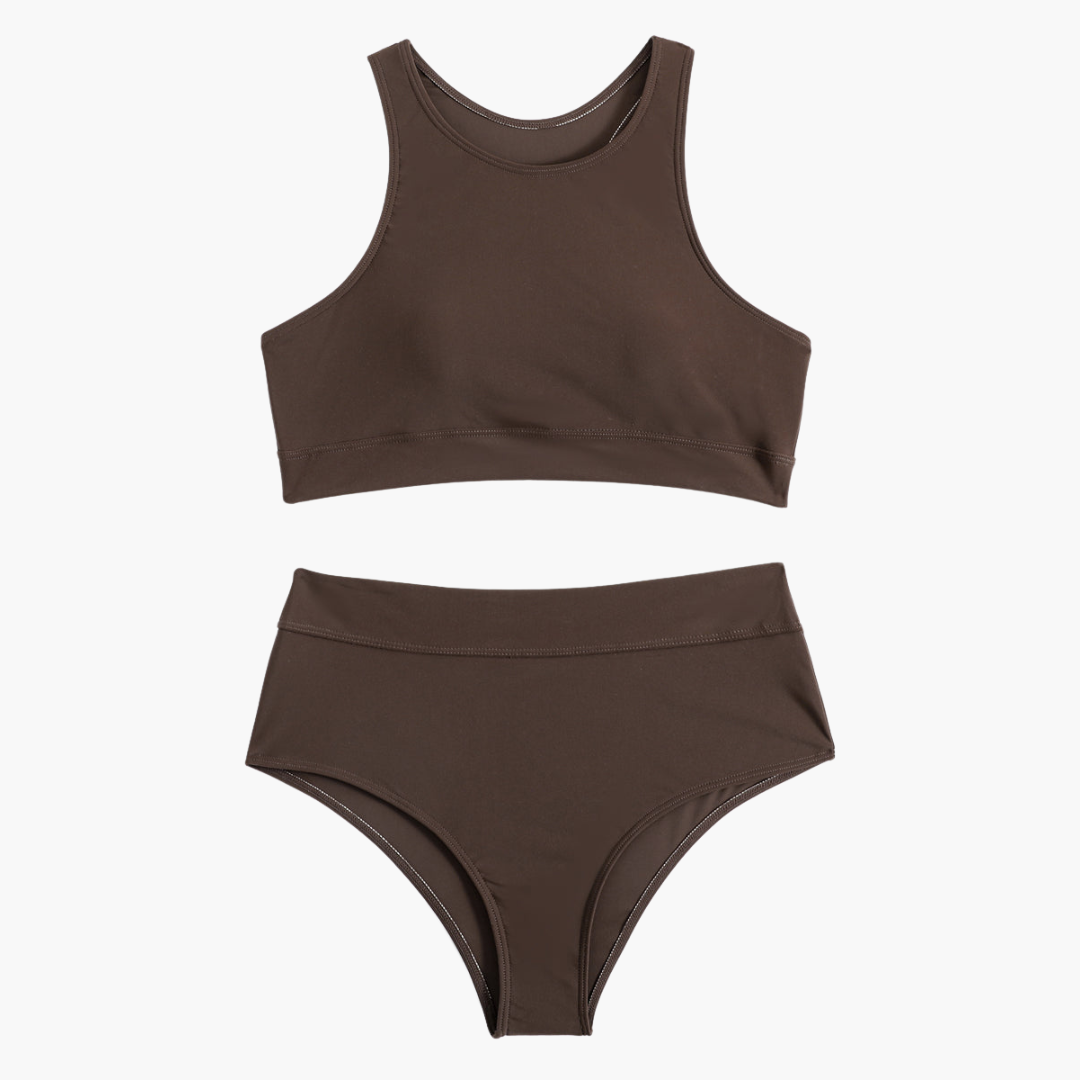 Bikini Sportif - Ensemble Bustier pour Femmes pour la Natation et l'Entraînement