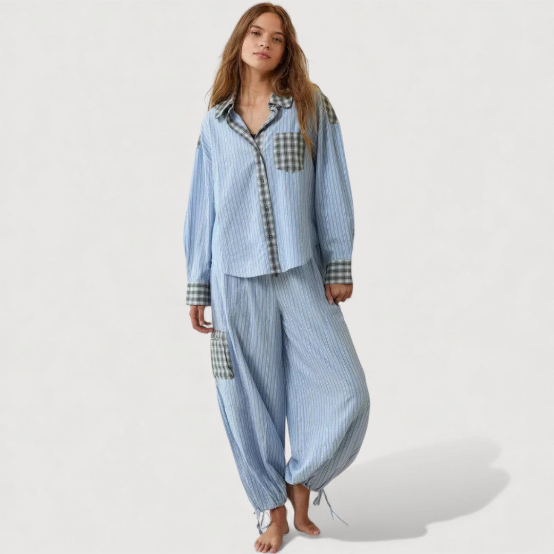 Isabella | Ensemble de Pyjama Décontracté pour Femmes porté avec Style