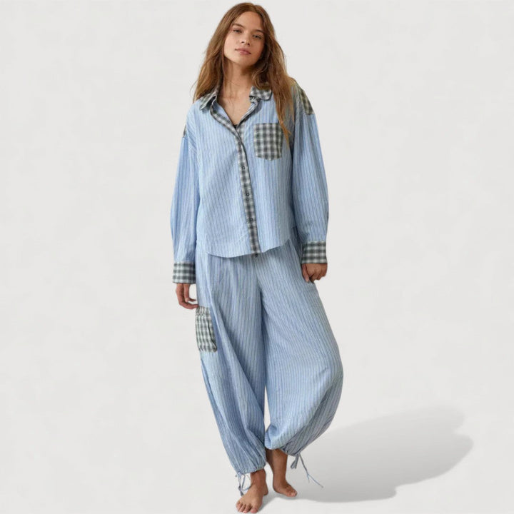 Isabella | Ensemble de Pyjama Décontracté pour Femmes porté avec Style