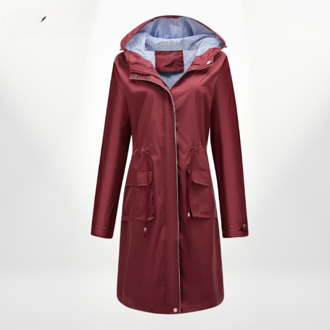 Manteau Trench Imperméable pour Femme | Avec Capuche