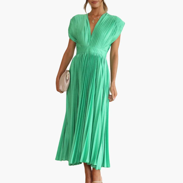 Robe midi élégante avec décolleté en V - Mode de soirée pour femmes Farfetch