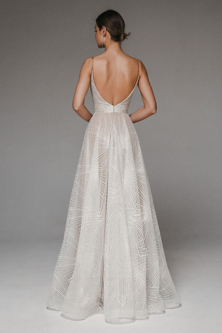 Thalassa - Robe de soirée élégante en maxi longueur avec paillettes