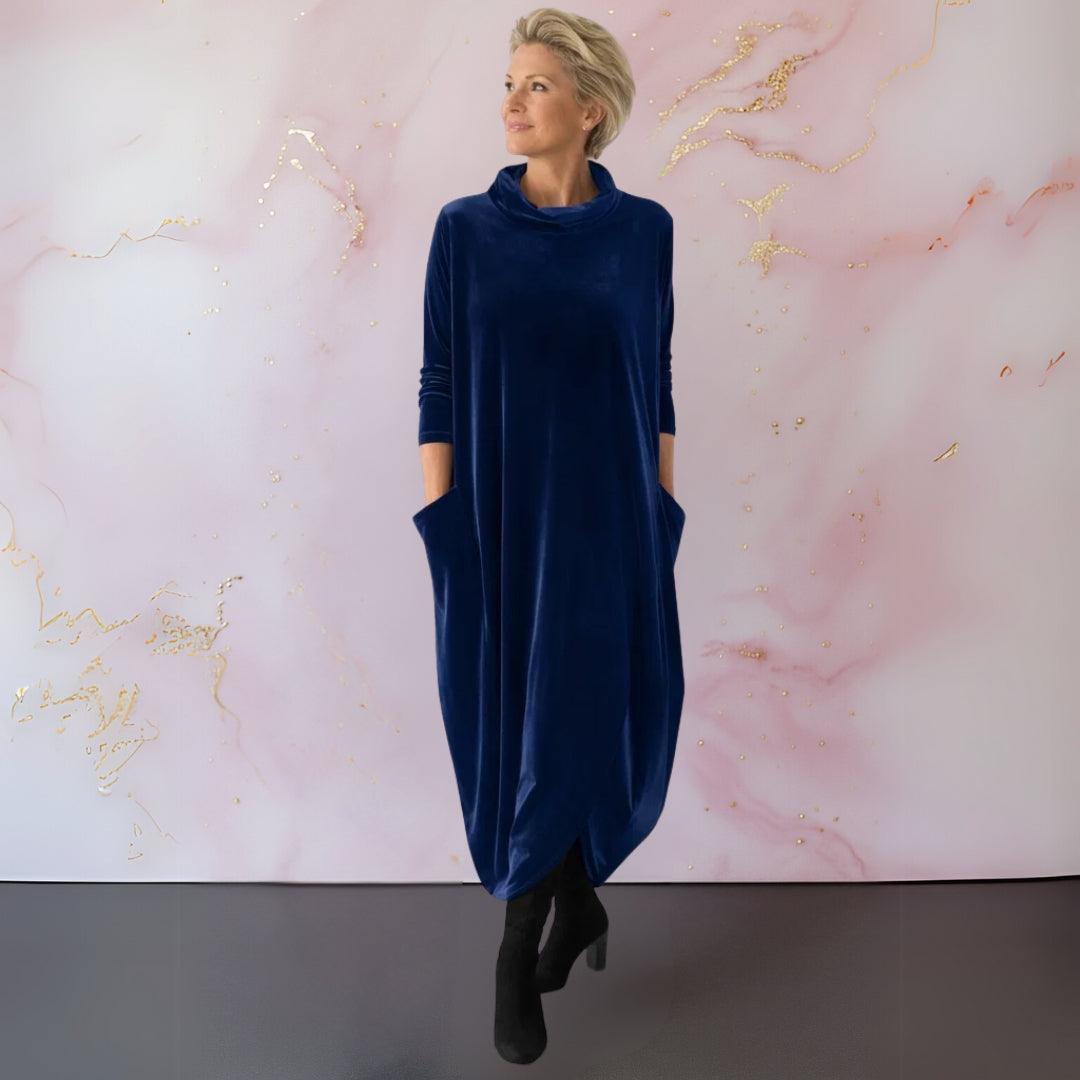 Anja™ | Robe maxi élégante en velours