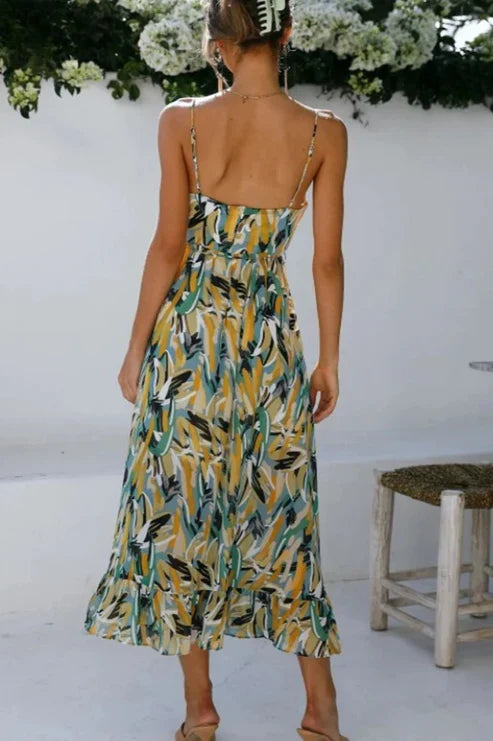 WALTRAUD - ROBE MAXI AVEC DES BRETELLES FINES