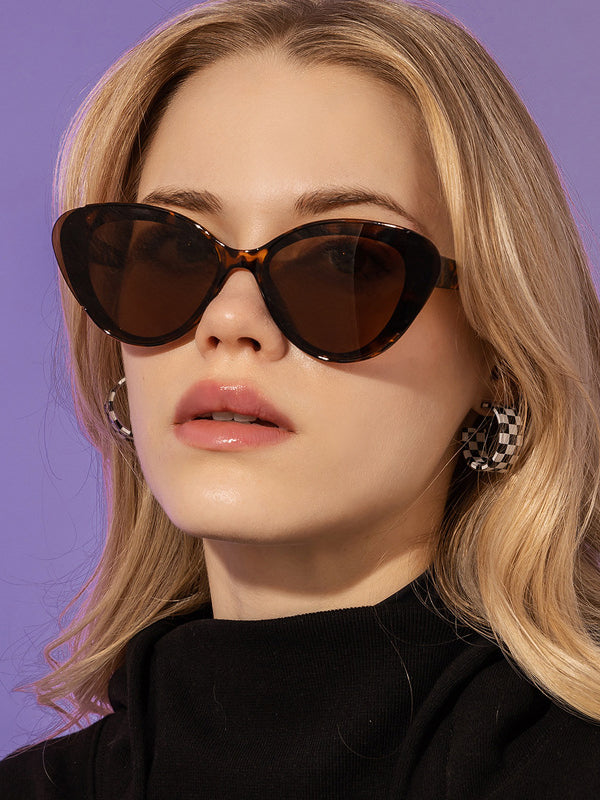 Lunettes de soleil géométriques anti-UV