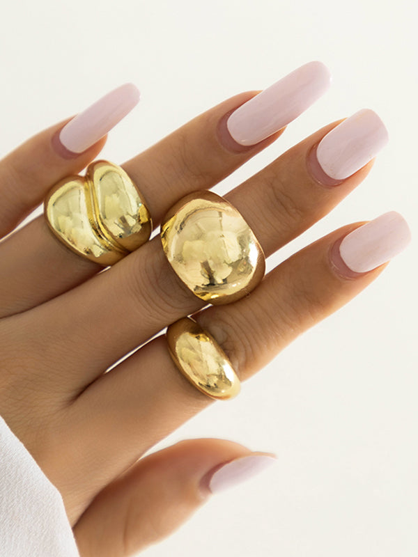 Bague réglable géométrique