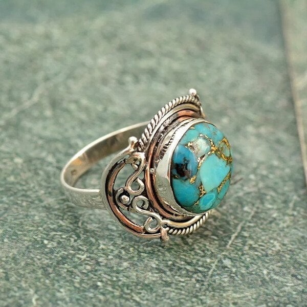 Bague Boho-Turquoise