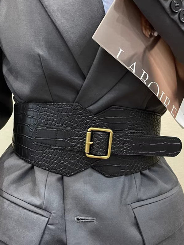 Boucle de ceinture Ceintures de taille géométriques à empiècements & Poignets de cuisse