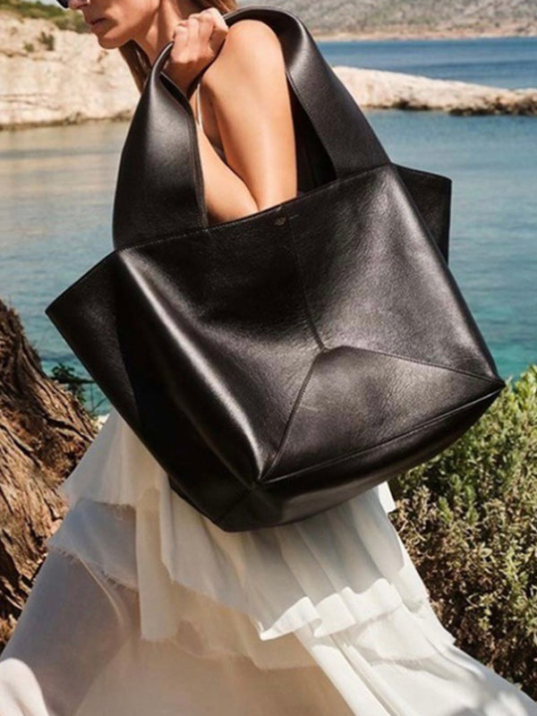 Sacs à empiècements de couleur unie Sacs à main Sacs à bandoulière Sacs fourre-tout