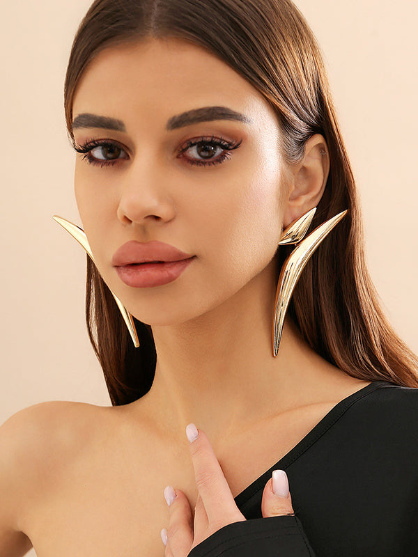 Boucles d'oreilles pendantes géométriques