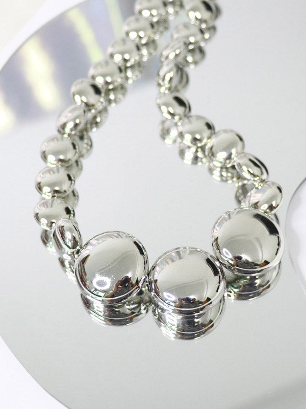Collier brillant couleur unie