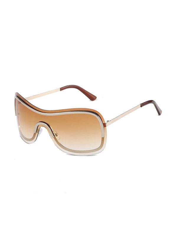 Lunettes de soleil géométriques anti-UV