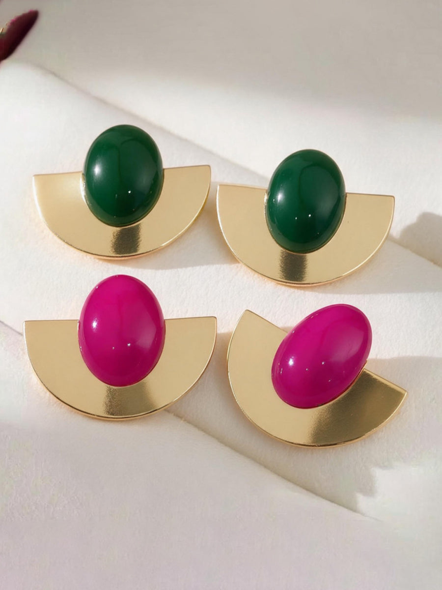 Boucles d'oreilles géométriques