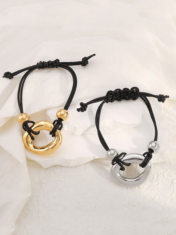 Parure bracelet et collier géométrique