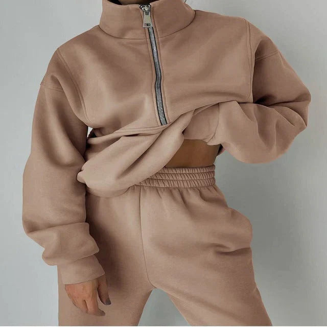 Peja - sweat-shirt et pantalon pour femmes avec fermeture éclair