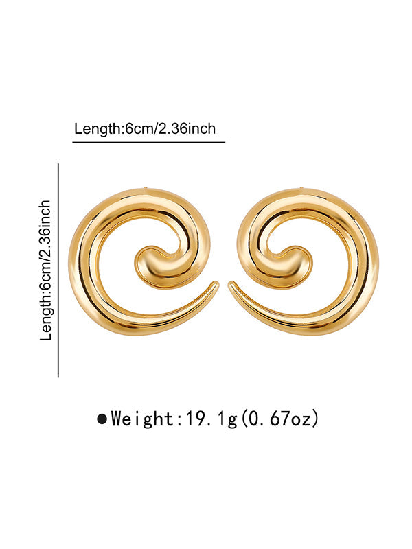 Boucles d'oreilles pendantes géométriques