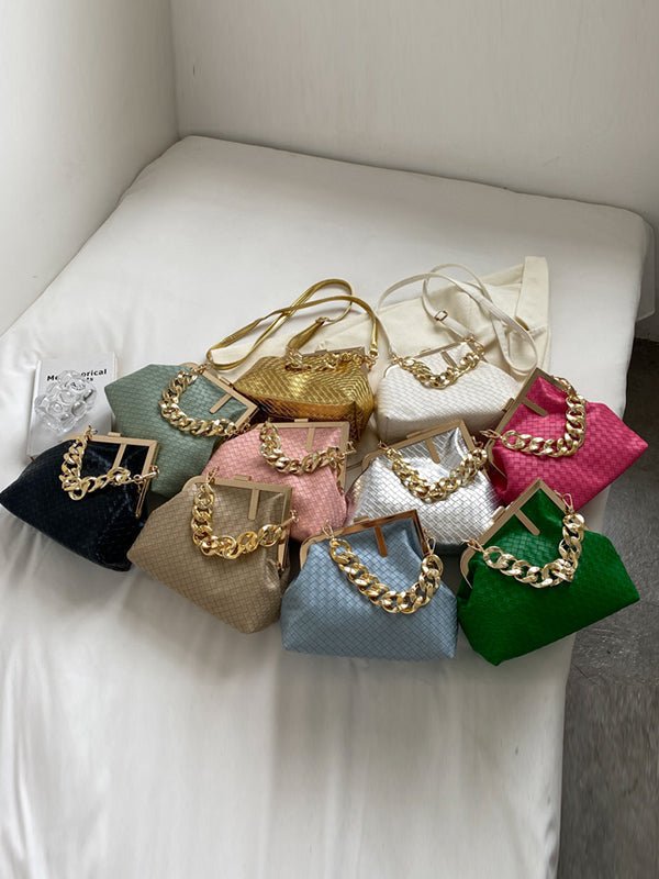 Sac à main géométrique à chaîne