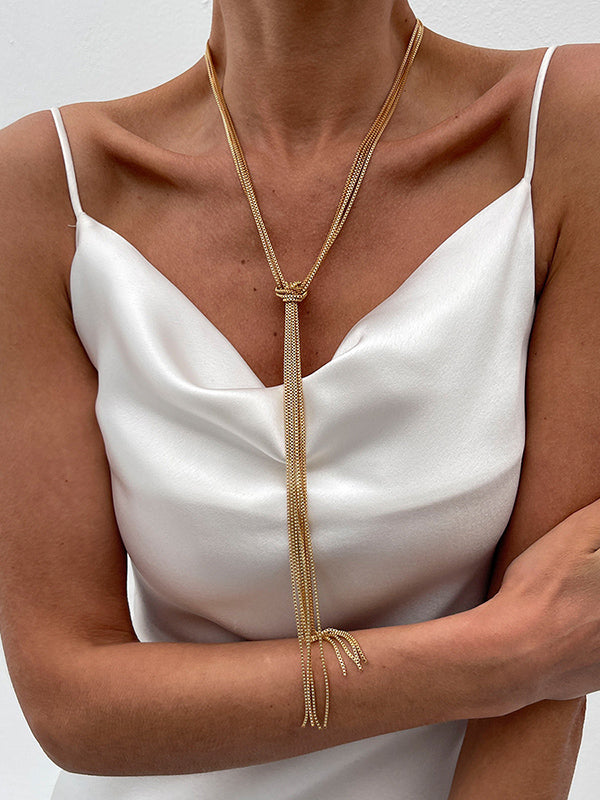 Collier à pompons