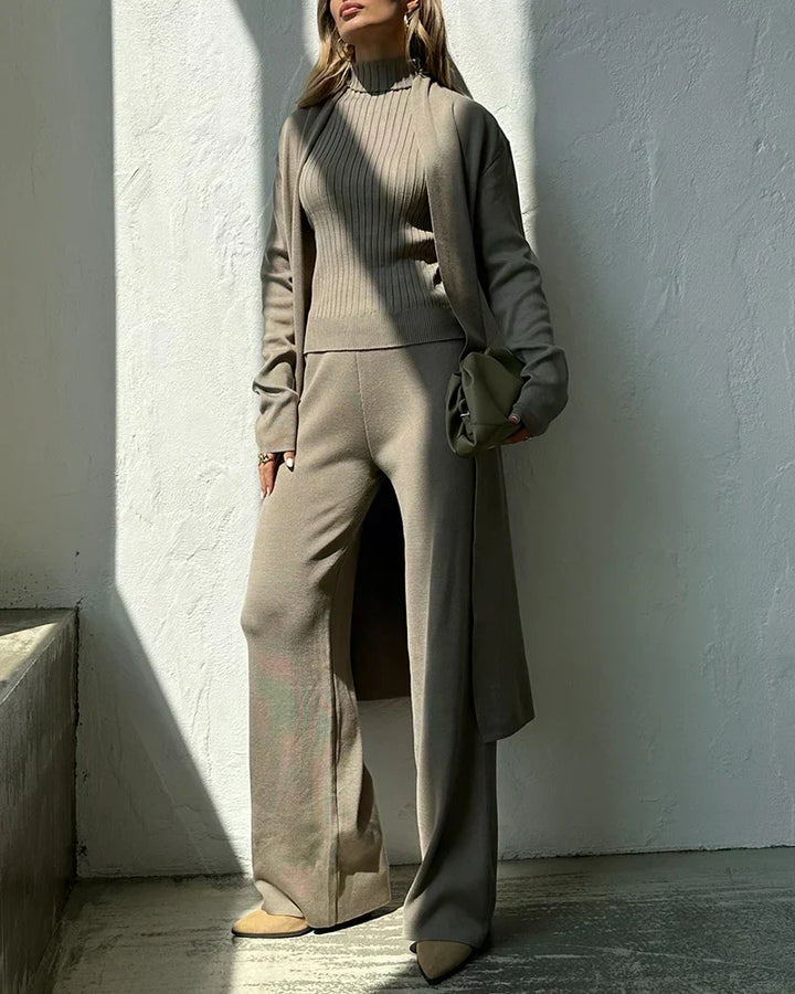 Ensemble 3 pièces élégant, polyvalent et confortable pour femmes