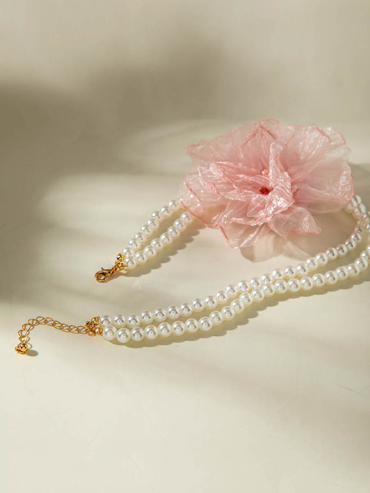 Collier en forme de fleur
