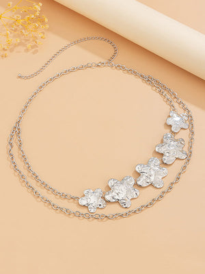 Chaînes Accessoires de chaîne de taille en forme de fleur