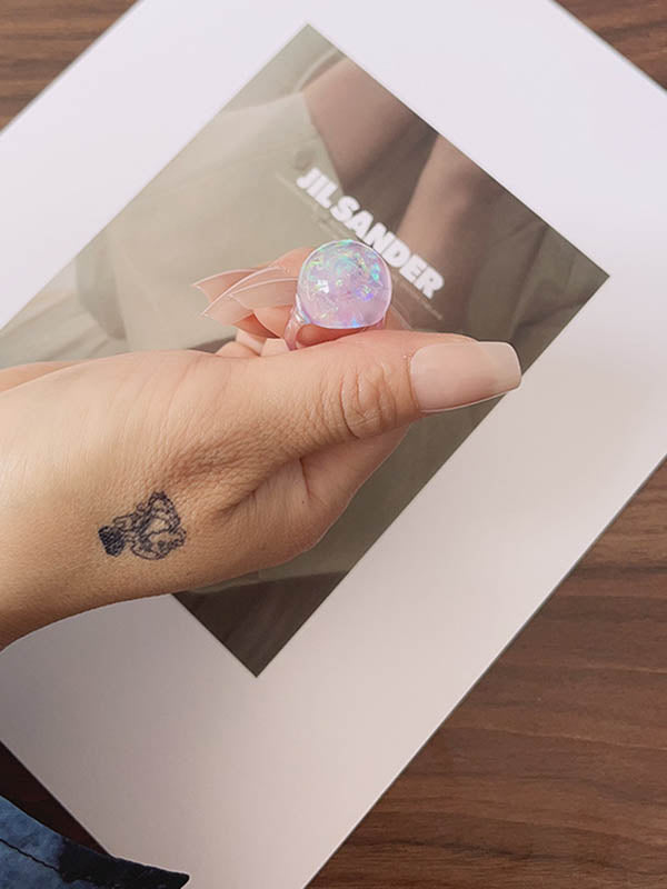Bague géométrique