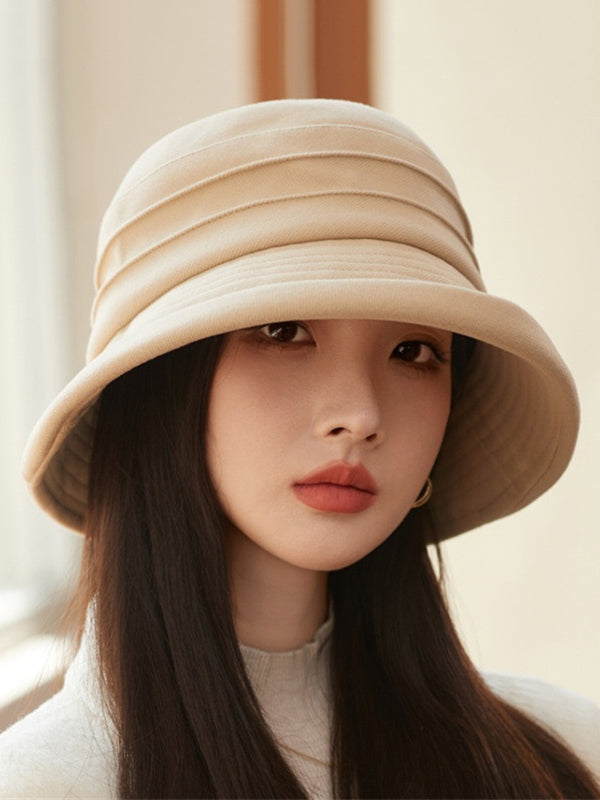 Chapeau chaud couleur unie