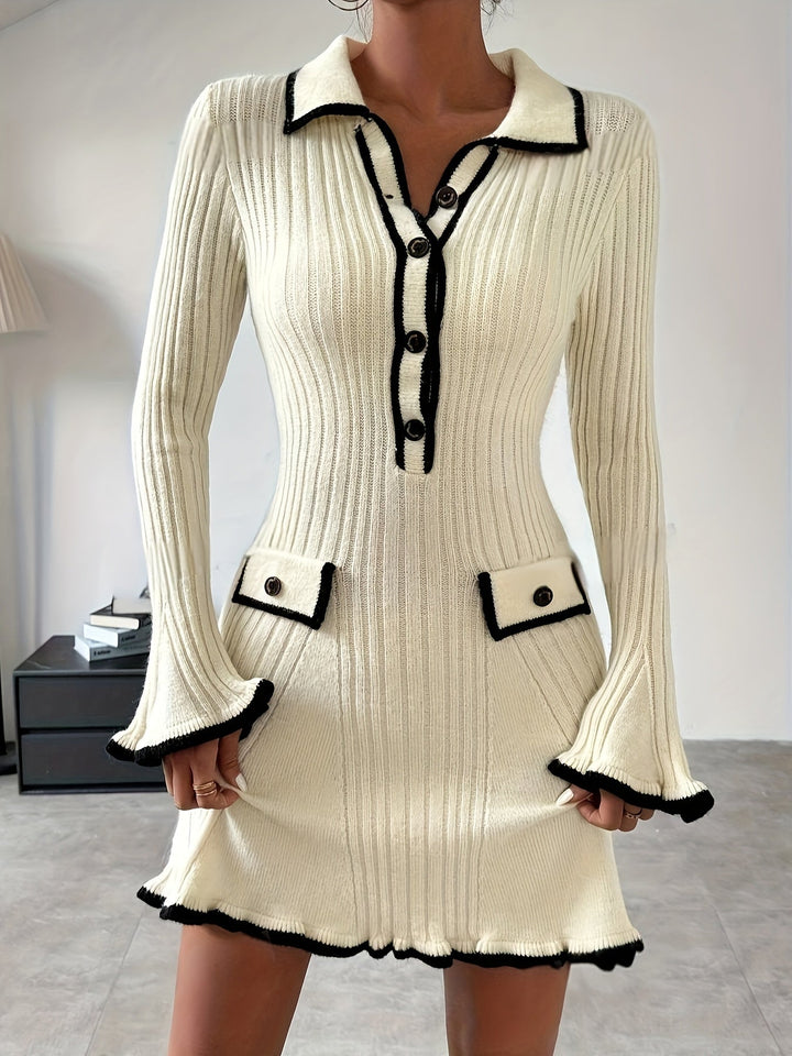 Henna | Robe en tricot élégante