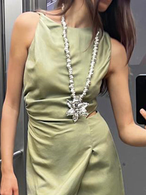 Collier en forme de fleur