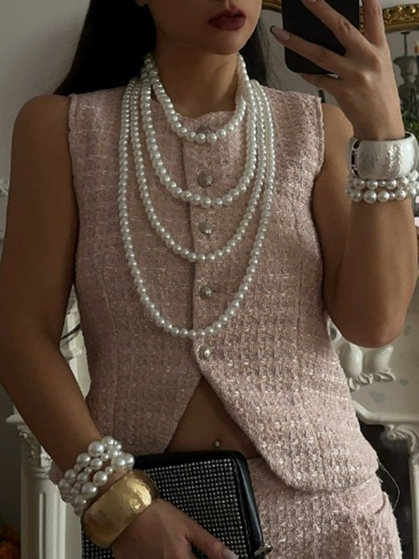 Collier perlé