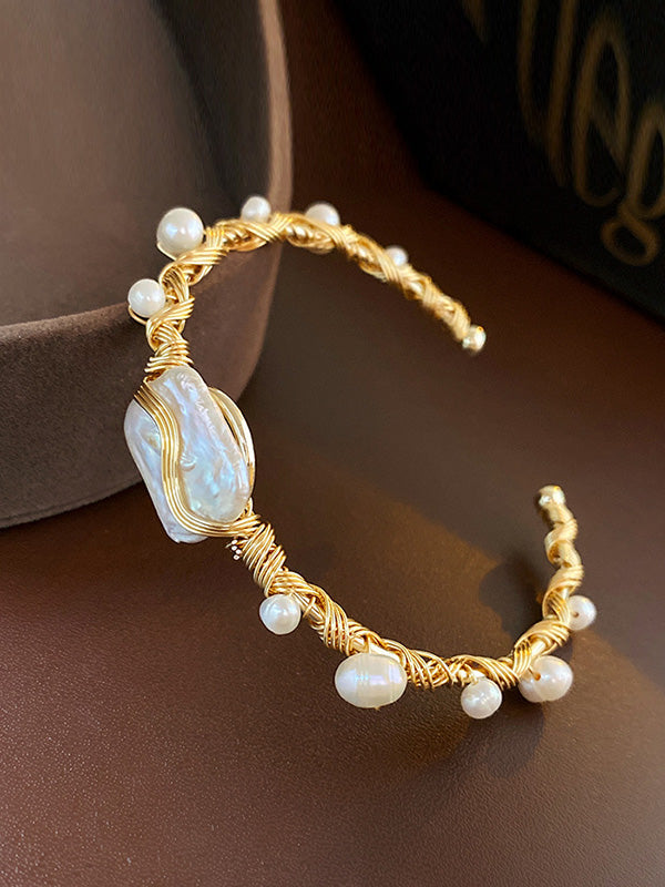 Bracelet à perles, à empiècements