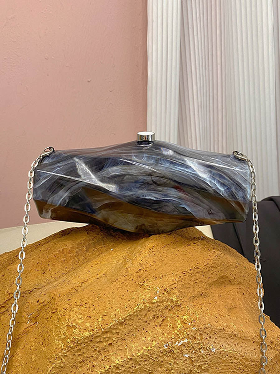 Sac à main géométrique à chaîne