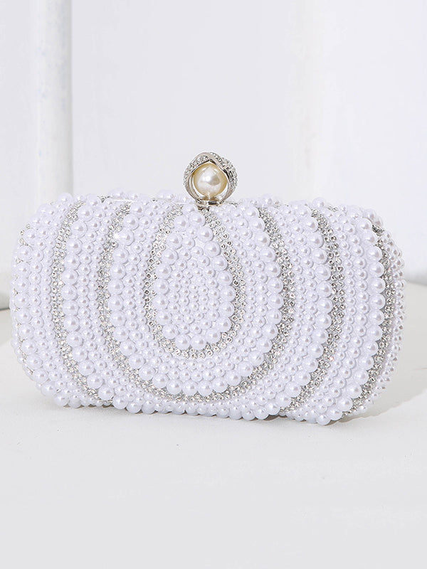 Sac à main géométrique à chaîne, à strass