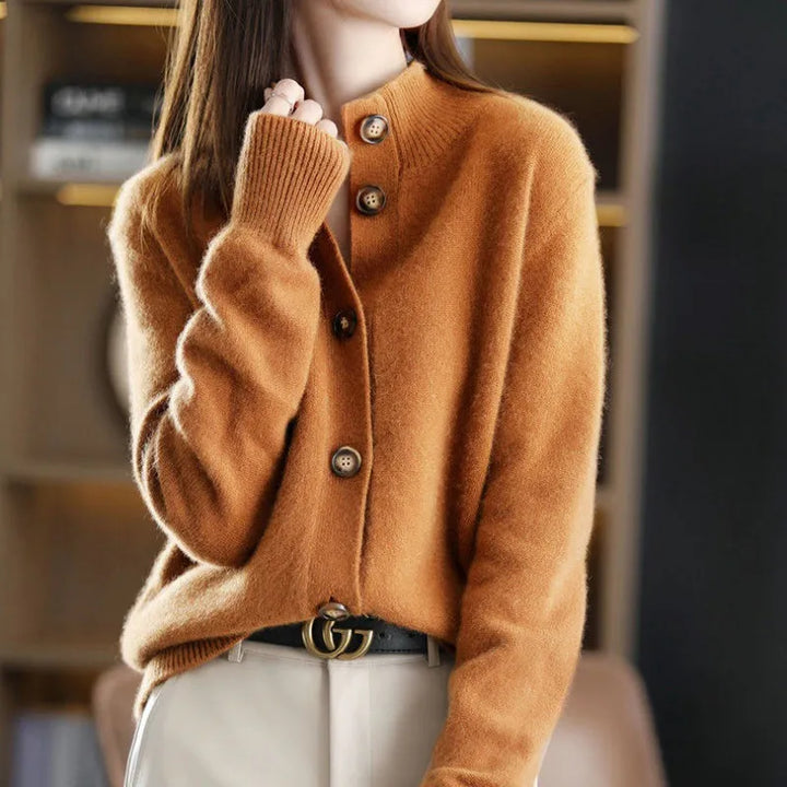 Cardigan à boutons élégant et confortable, classique, polyvalent, pour femmes